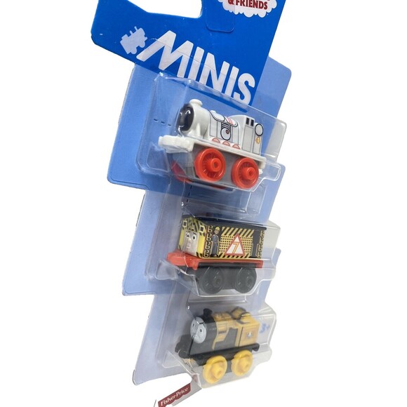 Thomas & Friends MINI'S 3 Pack: SPACE GORDON, CONSTRUCTION TOBY, CLASSIC STEPHEN - Picture 4 of 5
